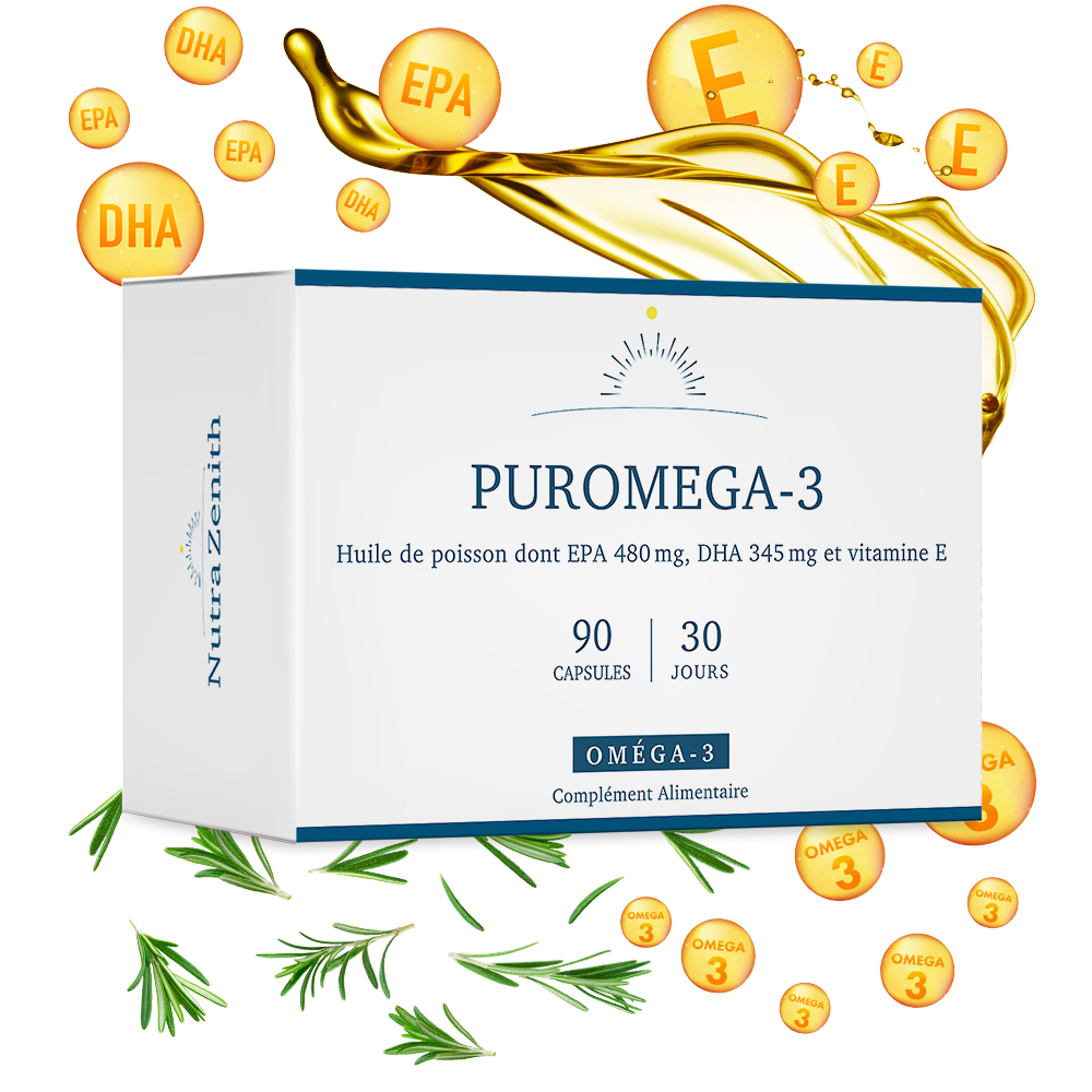 Packshot Puromega-3 avec actifs